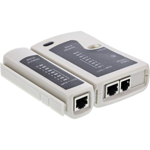 Preview: InLine® Tester für RJ45 Kabel mit 9 LED's