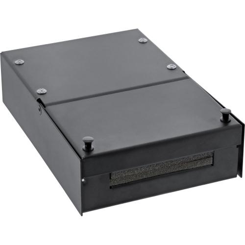 Anschlussdose Aufputz für 4x Keystone RJ45 Buchse, schwarz
