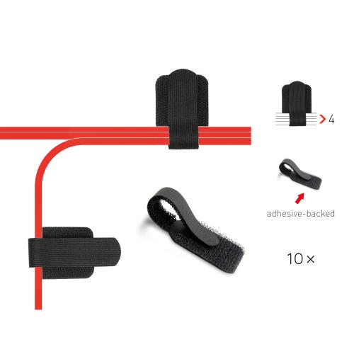 Preview: Label The Cable Wall LTC 3110 10er Set schwarz