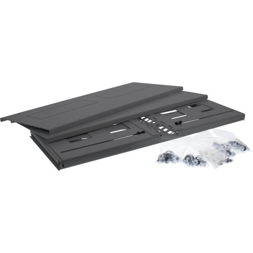 Preview: InLine® 19" Rack zur Wandmontage 4HE 24-40cm Tiefe mit Abdeckung schwarz