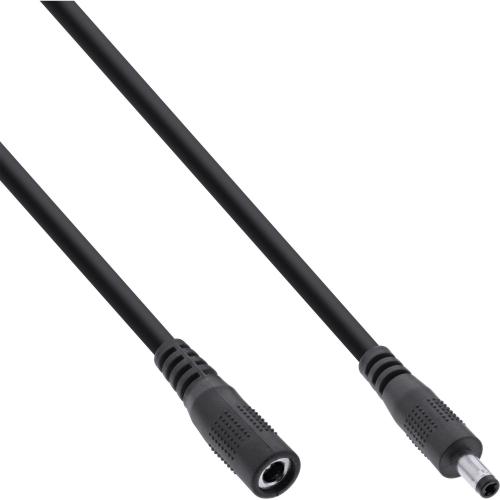DC-Verlängerungskabel 4,0x1,7 mm – AWG 24 – schwarz