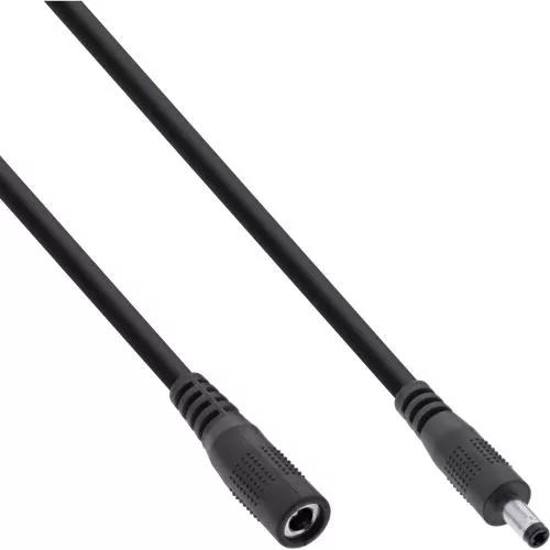 DC-Verlängerungskabel 4,0x1,7 mm – AWG 24 – schwarz