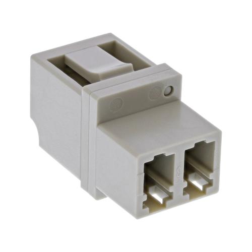 Preview: LWL Kupplung LC-LC Duplex – Multimode OM1/OM2 – Keramik – beige