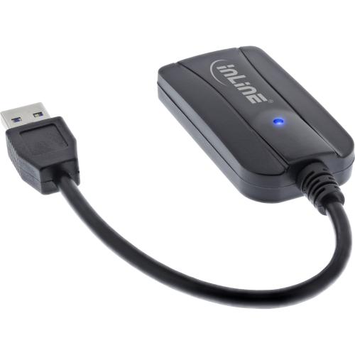 Preview: InLine® Card Reader USB 3.1 USB-A für SD/SDHC/SDXC microSD UHS-II kompatibel