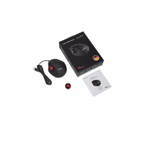 Perixx PERIMICE-517 Ergonomische Trackball Maus USB schwarz