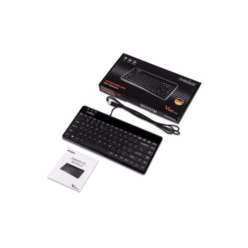 Perixx PERIBOARD-409 U Mini USB Tastatur schwarz