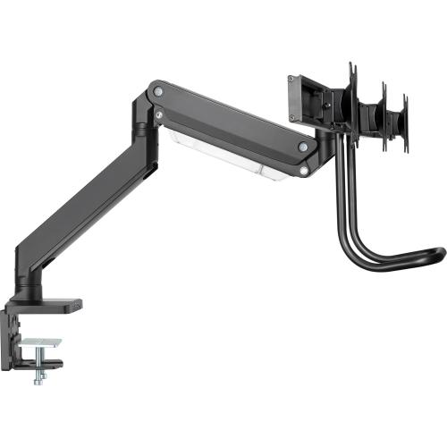 Preview: InLine® Tischhalterung mit Lifter und USB 3.0 beweglich für 3 Monitore bis 69cm (27") max. 3x6kg