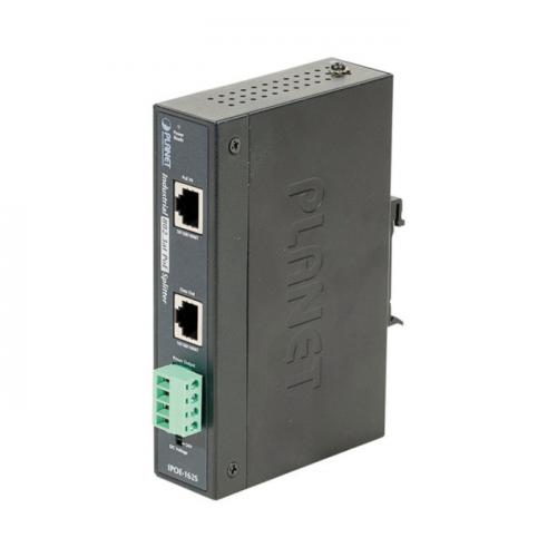 Industrie PoE+ Splitter mit 25 W, 12/24 V Ausgang & DIN-Rail-Montage