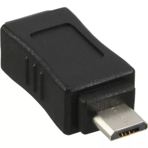 InLine® Micro USB Adapter Micro B Stecker an Mini USB 5-pol Buchse