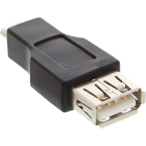 InLine® Micro USB OTG Adapter Micro B Stecker an USB A Buchse