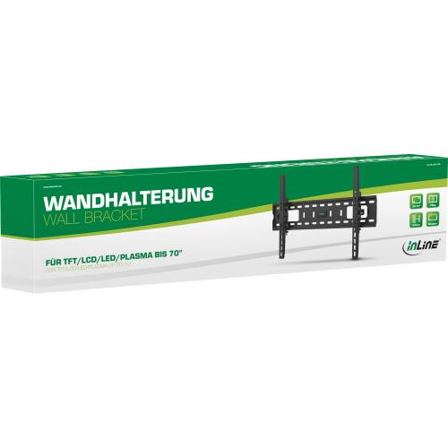 Preview: InLine® Wandhalterung TV 81-178cm (32-70") max. 75kg