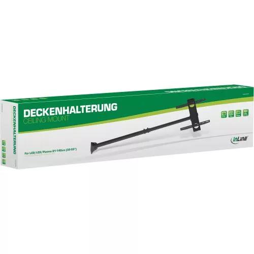 InLine® Deckenhalterung für LED/LCD/Plasma 81-140cm (32-55") bis 50kg