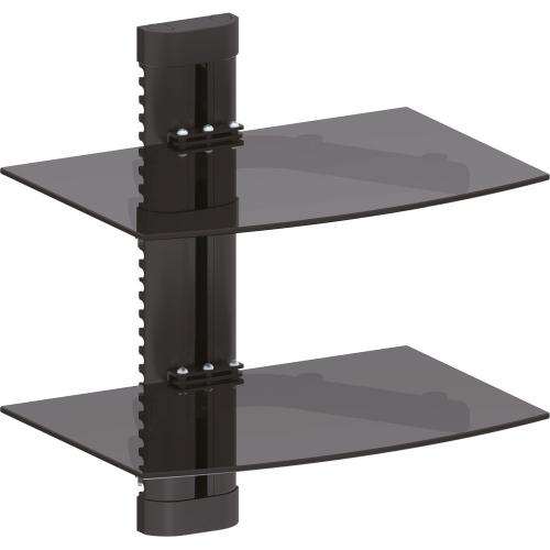 Preview: InLine® Wandhalterung für DVD Bluray Sat Receiver bis 8kg schwarz