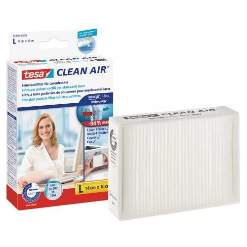 tesa Clean Air Feinstaubfilter für Laserdrucker Größe L