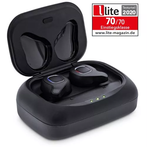 InLine® PURE Air TWS Bluetooth In-Ear Kopfhörer mit Qi-Case PowerBank