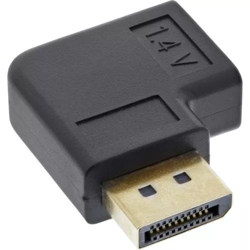 InLine® DisplayPort Adapter DisplayPort Stecker Buchse links gewinkelt