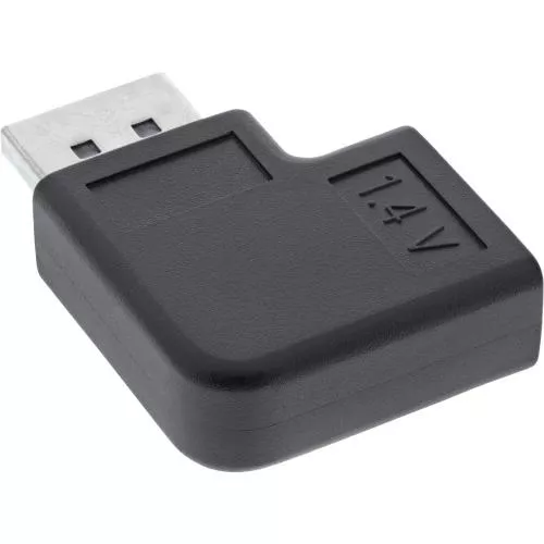 InLine® DisplayPort Adapter DisplayPort Stecker Buchse rechts gewinkelt