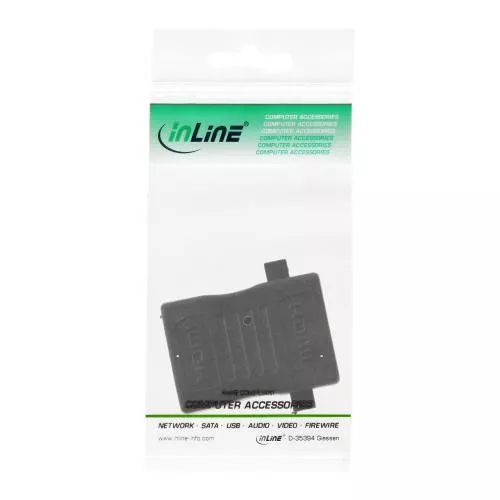 InLine® HDMI Adapter zum Einbau HDMI A Buchse Buchse vergoldete Kontakte 4K2K kompatibel