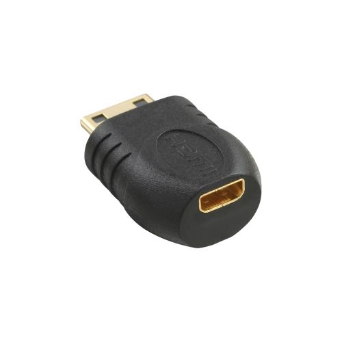 InLine® HDMI Adapter Mini HDMI C Stecker auf Micro HDMI D Buchse vergoldete Kontakte