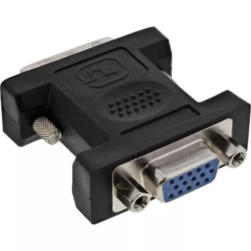 InLine® DVI-A Adapter Analog 12+5 Stecker auf 15pol HD Buchse VGA