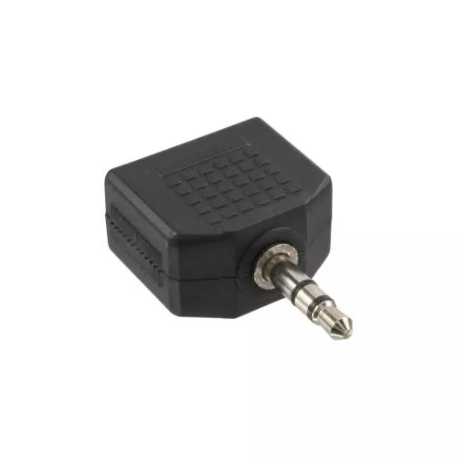 InLine® Audio Adapter 3,5mm Klinke Stecker an 2x 3,5mm Klinke Buchse Stereo
