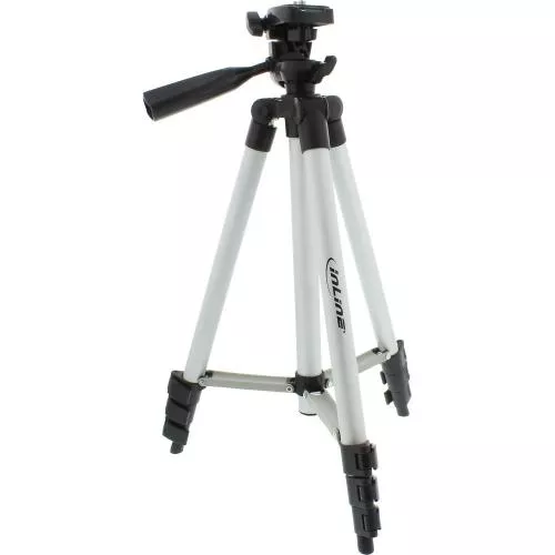 InLine® Stativ für Digitalkameras und Videokameras Aluminium Höhe max. 1,06m