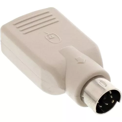 InLine® USB PS/2 Adapter USB Buchse A auf PS/2 Stecker
