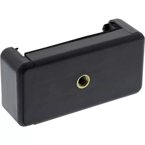 InLine® Universal Handyklemme für Selfiestick Smartphone Stativ Adapter schwarz
