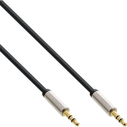 InLine® Slim Audio Kabel Klinke 3,5mm ST ST Stereo