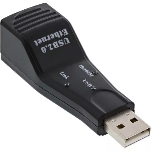 InLine® USB 2.0 Netzwerkadapter 10/100MBit