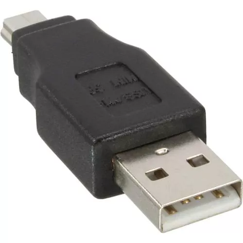 InLine® USB 2.0 Adapter Stecker A auf Mini 5pol Stecker