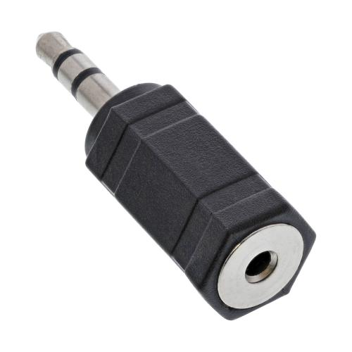 InLine® Audio Adapter 2,5mm Klinke Buchse an 3,5mm Stecker Stereo