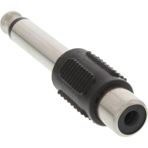 InLine® Audio Adapter 6,3mm Klinke Stecker auf Cinch Buchse Mono