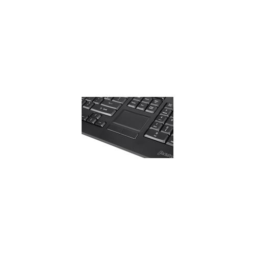 Perixx PERIBOARD-513 II US, USB-Tastatur, Touchpad, schwarz