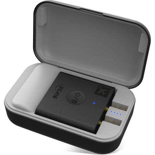 Preview: InLine® Flugzeug Bluetooth Audio Transmitter Sender BT 5.0 aptX HD/LL Flight Adapter mit Ladecase