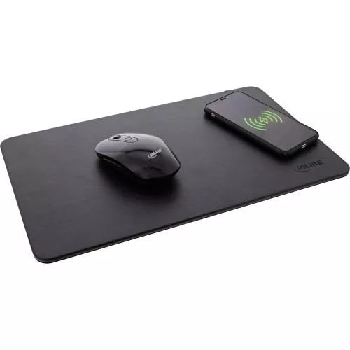 InLine® Maus Pad Qi Wireless Charging 370 x 225 x 7mm schwarz