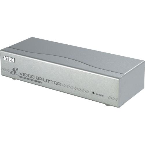 ATEN VS98A Video-Splitter S-VGA 8fach Monitor Verteiler 350Mhz