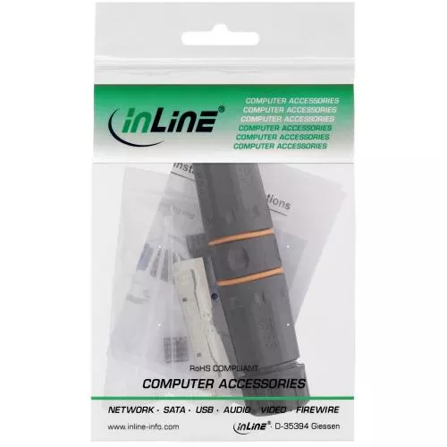 InLine® Kabelverbinder Cat.6A wasserdicht IP68 mit LSA Technik geschirmt