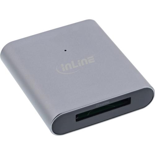 Preview: InLine® Card Reader USB 3.2 Gen.2 USB-C oder USB A für CFexpress Karten