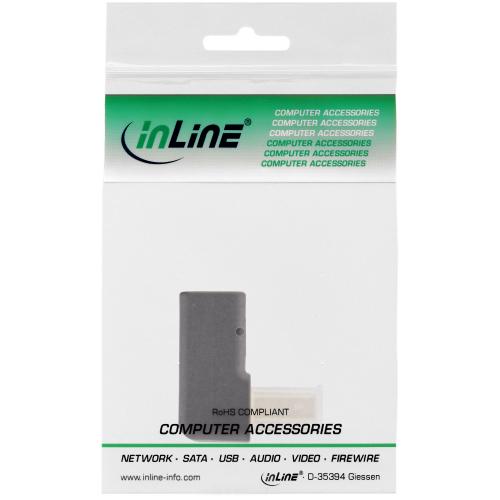 InLine® DisplayPort Adapter DisplayPort Stecker / Buchse nach oben gewinkelt