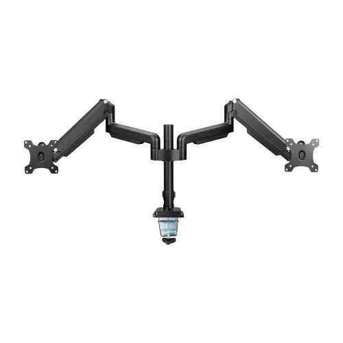 InLine® Tischhalterung mit Lifter beweglich für zwei Monitore bis 82cm (32") max. 9kg