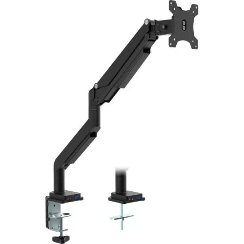InLine® Tischhalterung mit Lifter und USB/Audio beweglich für Monitore bis 82cm (32") max. 9kg