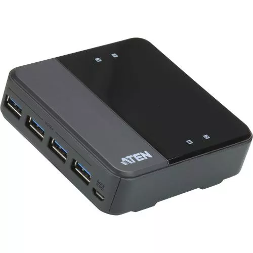 ATEN US3344 USB 3.1 Gen1 Switch 4-Port Umschalter zur Peripherie Freigabe