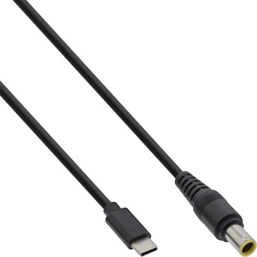 Preview: InLine® USB Typ-C zu Lenovo Notebook (rund) Ladekabel 2m