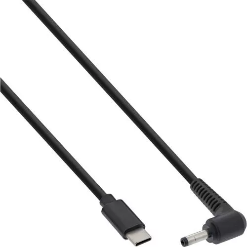 InLine® USB Typ-C zu BenQ/ASUS Notebook (rund/klein) Ladekabel 2m