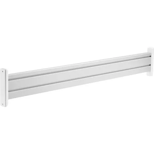 InLine® Slatwall Panel Aluminium für Tischhalterung 1m
