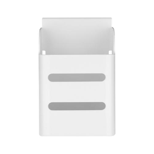 Preview: Slatwall Stiftebox – weiß, aus Stahl