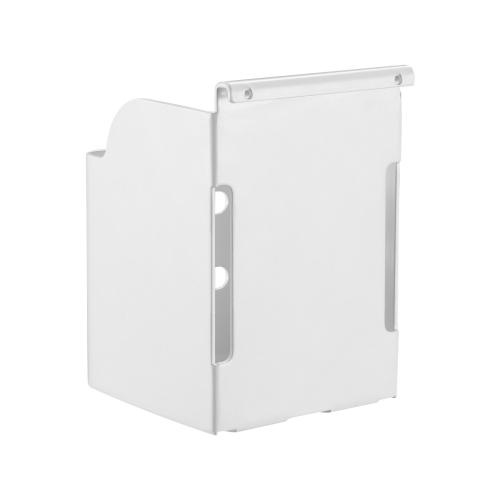 Preview: Slatwall Stiftebox – weiß, aus Stahl