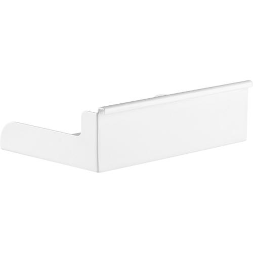 Preview: Slatwall Ablage klein – weiß, aus Stahl