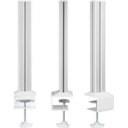 Preview: Slatwall Befestigungssäulen aus Aluminium – 2er Set für Tischhalterung-Panel (43 cm)